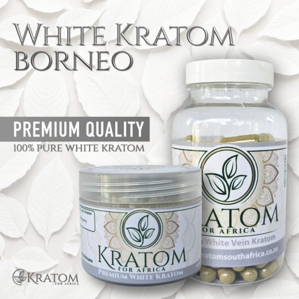 White Vein Borneo Kratom Caps and Powder is a natural herbal product that provides a powerful boost of energy and alleviates social anxiety