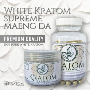White Supreme Maeng Da Kratom for the active lifestyle and those who want to increase their mental focus