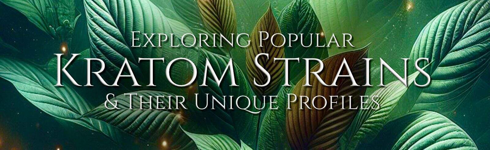 Exploring Kratom Strains - Kratom Useful Info