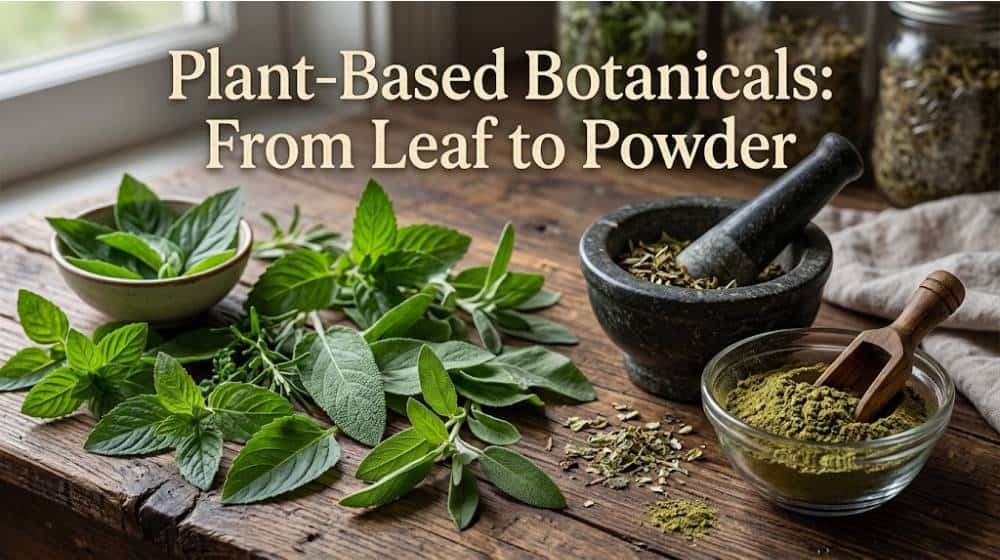 Plant-Based Botanicals: From Leaf to Powder